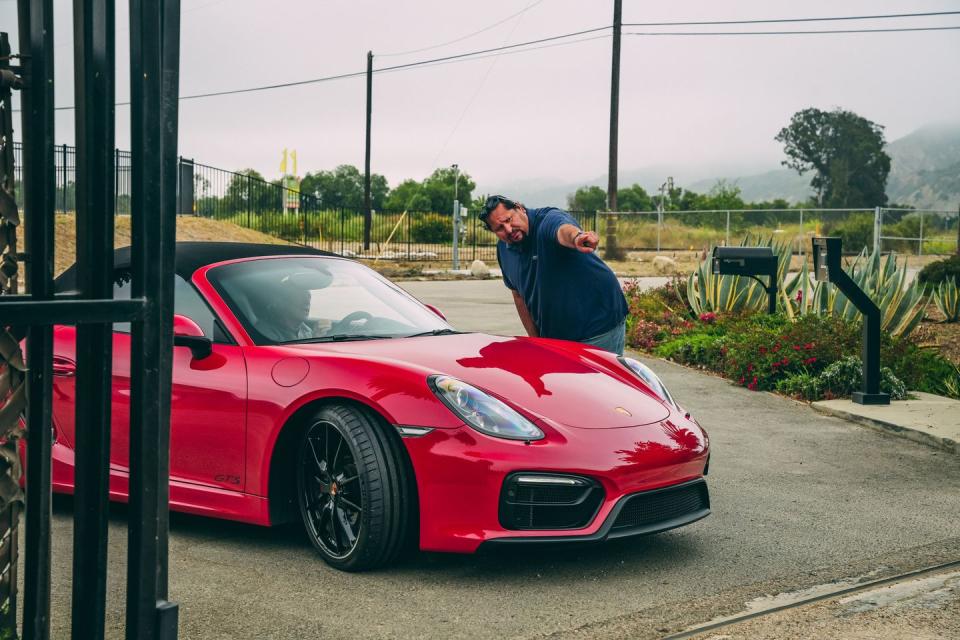 porsche boxsters at the petersen