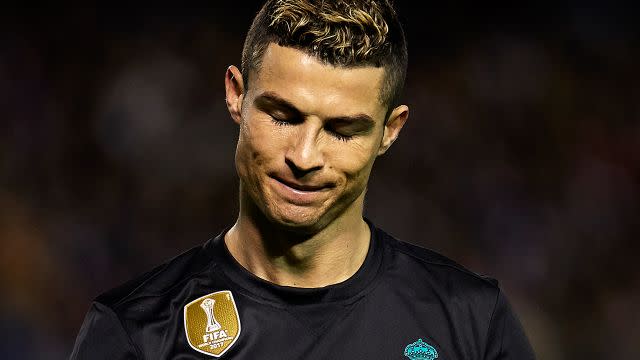 Not good for Ronaldo's ego. Image: Getty