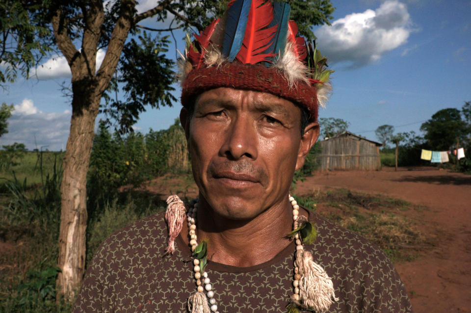 Survival International is campaigning for the Brazilian authorities to map out Guarani territory as a matter of urgency. In 2012, Survival successfully persuaded oil giant Shell to scrap plans to source sugar cane from lands stolen from the Guarani, and successfully lobbied judges to suspend an eviction order which threatened to force Guarani Indians of Laranjeira Ñanderu community to leave their land. "It isn't surprising that the Guarani are taking matters into their own hands," said Stephen Corry, Director of Survival, this week. "They desperately need support, or they are likely to be evicted and attacked yet again." (Photo by Survival International)