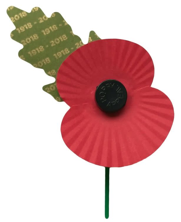 One in six poppies will feature a gold leaf print (Royal British Legion)