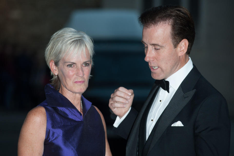 Dot Com Children's Foundation Strictly Ballroom - charity dinner held at Mansion House. Featuring: Judy Murray, Anton Du Beke Where: London, United Kingdom When: 16 Sep 2014