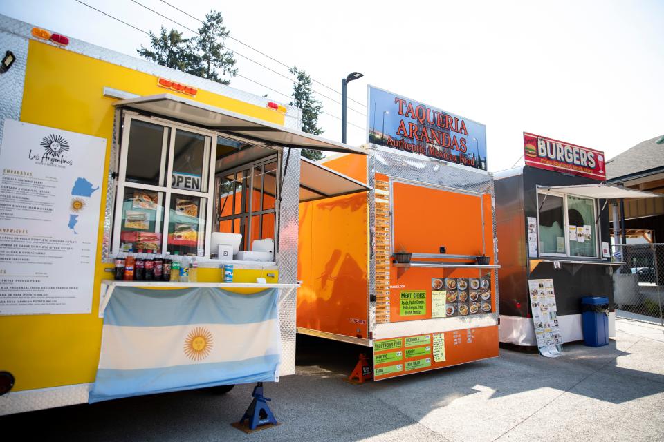 Food cart pod Checkpoint 221 is located at 1233 Riverbend Road NW in West Salem.