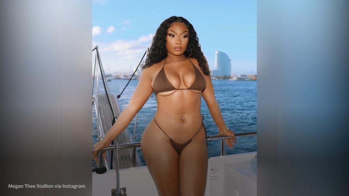 Megan Thee Stallion brings body to Barcelona in latest series of