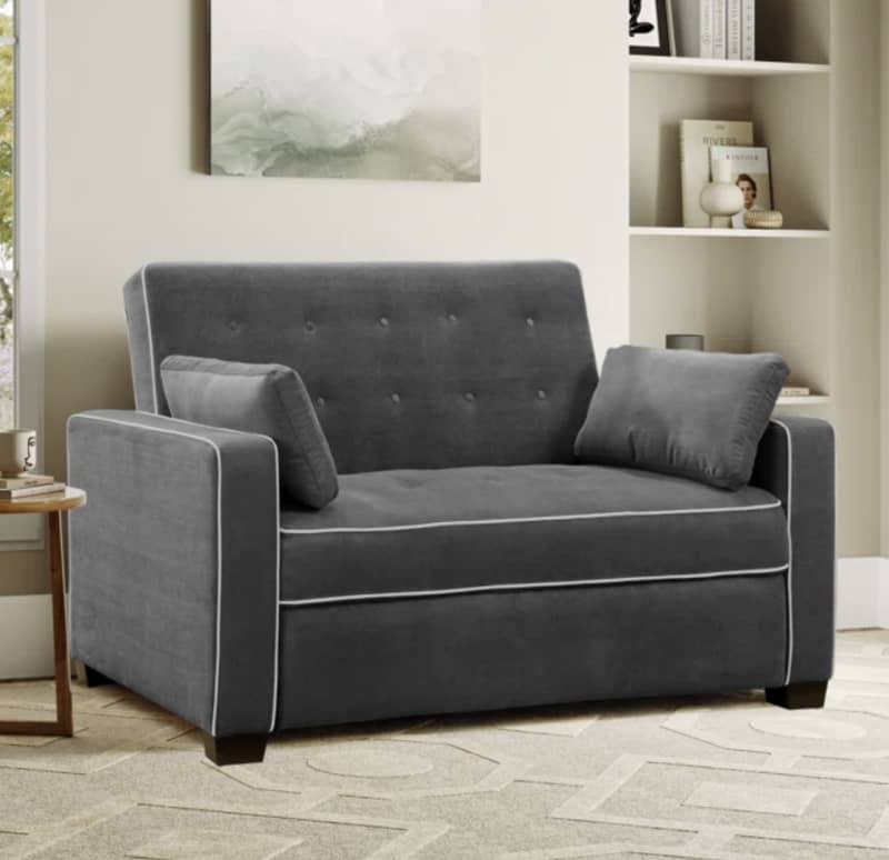Serta Monroe Full Size Convertible Sleeper Sofa