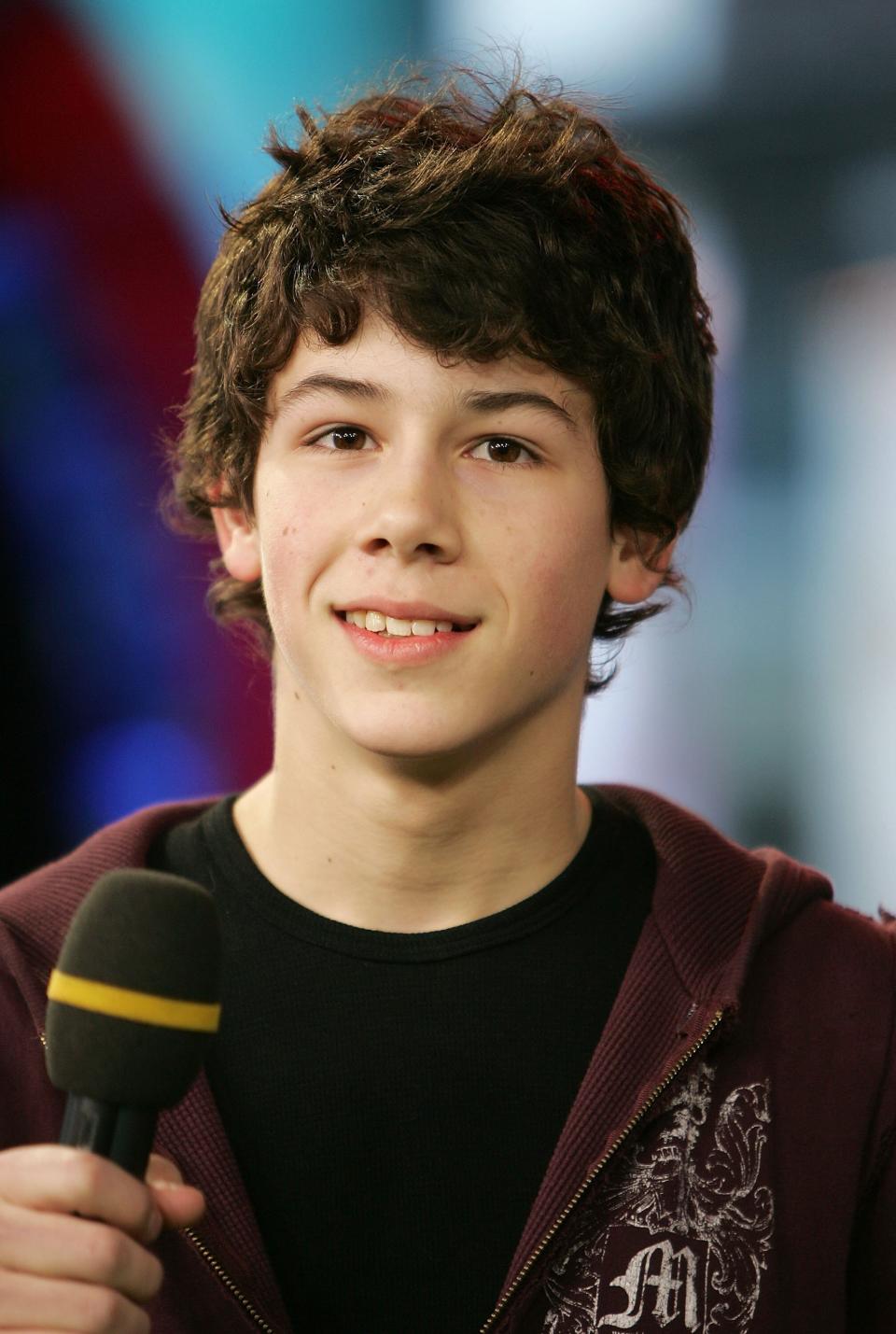 This is how old Nick Jonas, pictured in 2006, was when the media started reporting on his sex life. (Photo: Scott Gries/Getty Images)