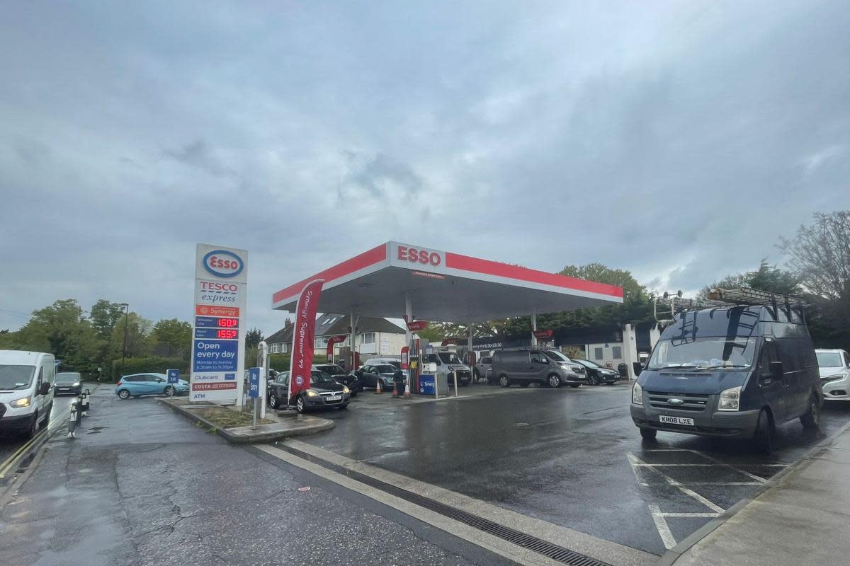 The Tesco Express and Esso Garage in West End Road <i>(Image: NQ)</i>