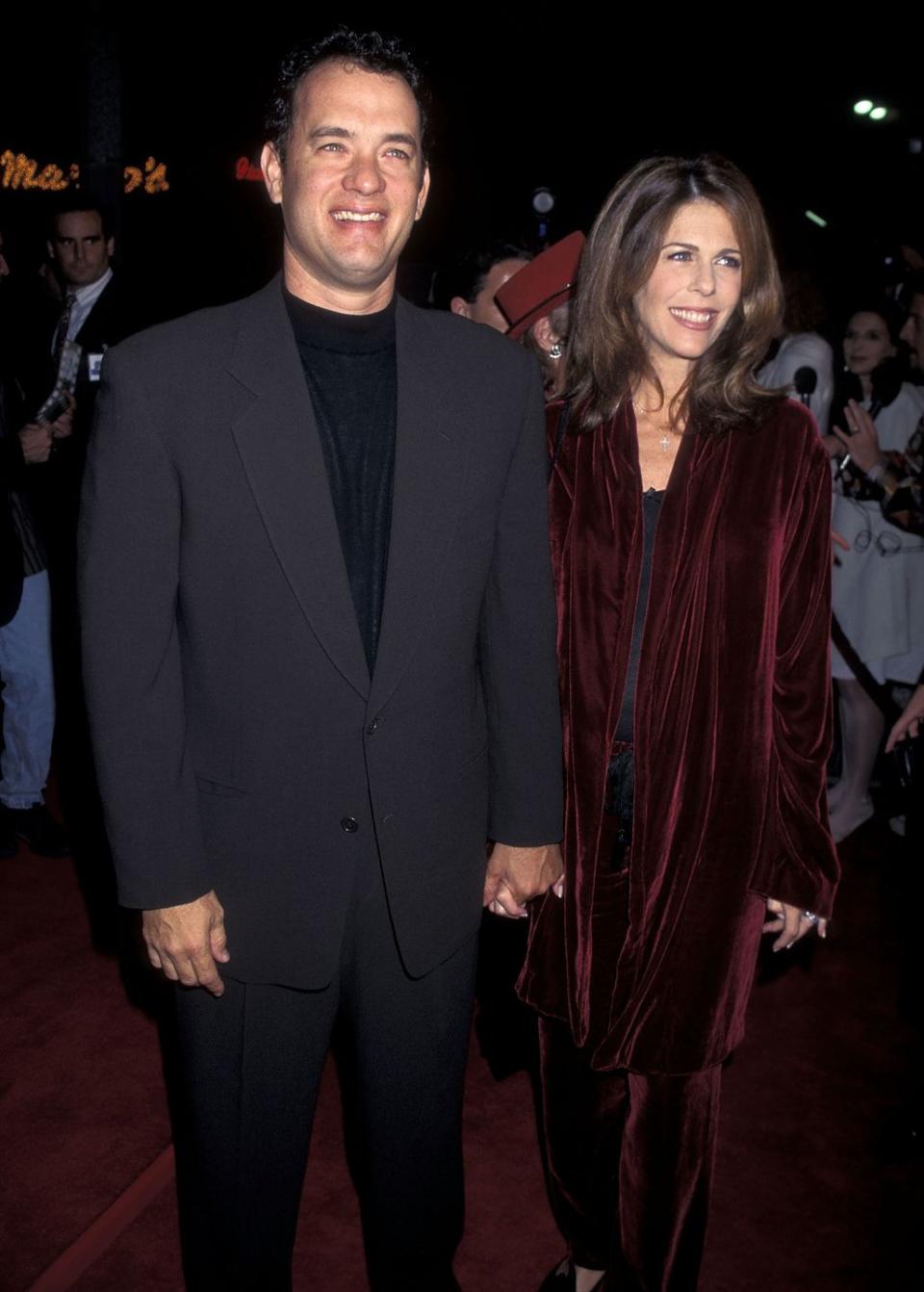 1995: Tom Hanks and Rita Wilson