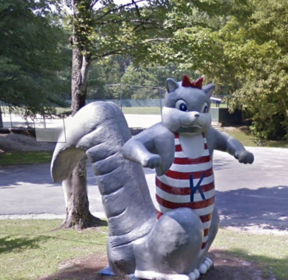 Vermont: Giant Bathing Suit-Clad Squirrel