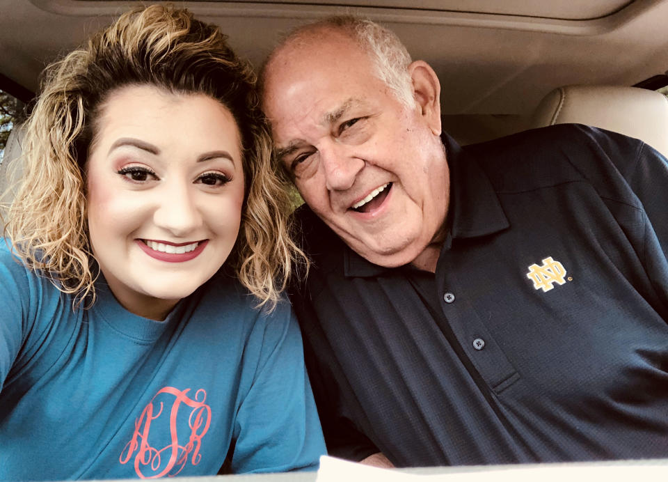 Alexis Tadlock, 24, with her husband Charles, 79, from Sheridan, Arkansas, USA. [Photo: Caters]