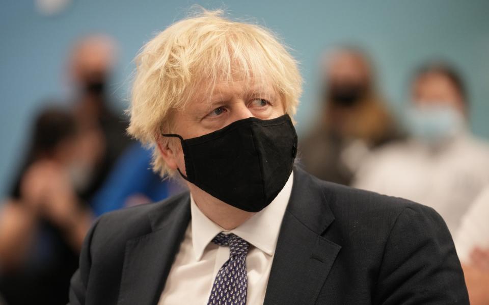 Boris Johnson refused to rule out introducing further restrictions to prevent the spread of the omicron variant - Christopher Furlong/Getty Images