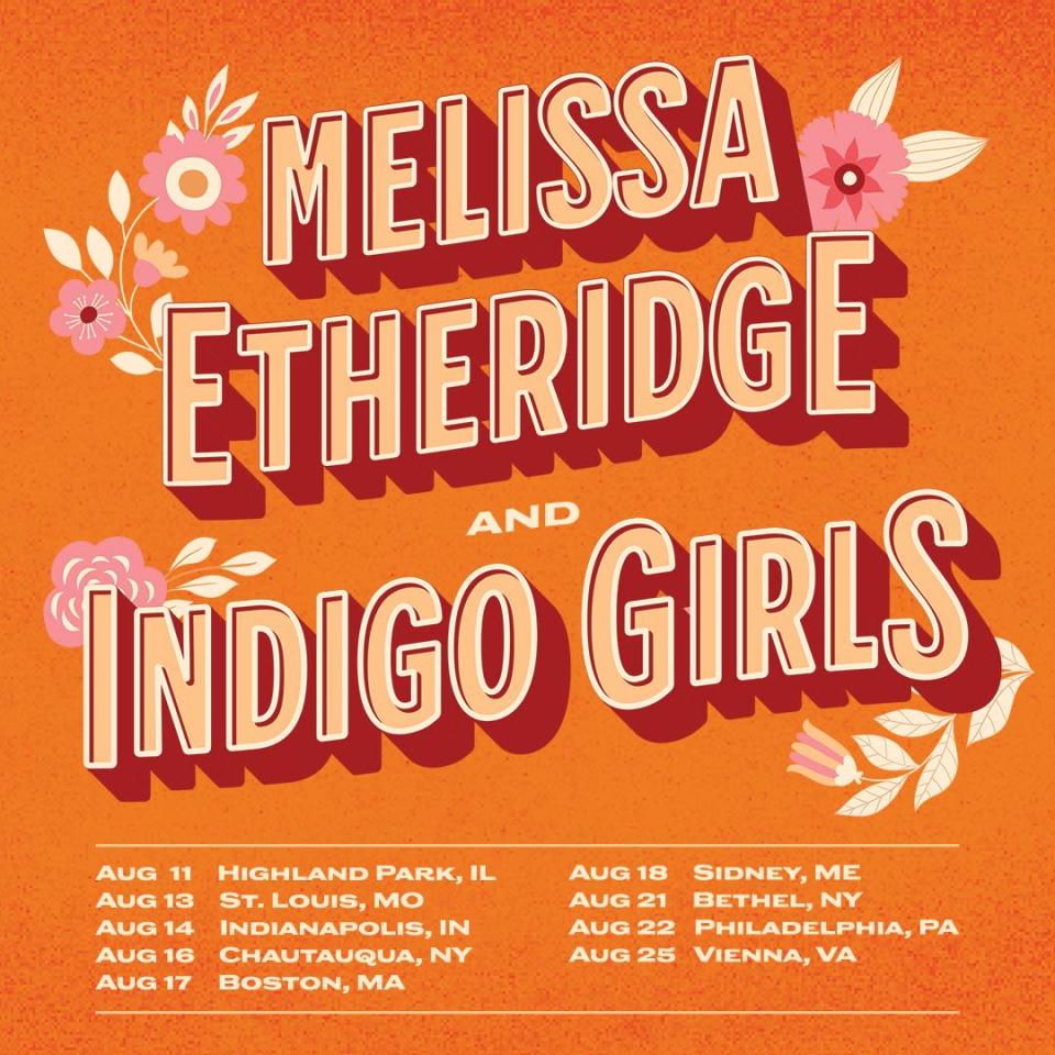 Melissa Etheridge Announces 2025 Summer Tour with Jewel and Indigo Girls