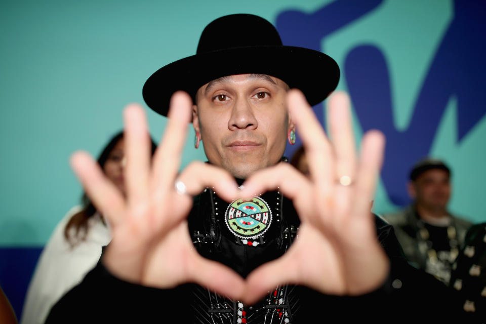 Taboo attends the 2017 MTV Video Music Awards at The Forum on Aug. 27, 2017 in Inglewood, California.&nbsp;