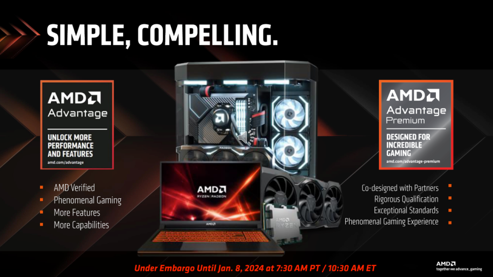 AMD Advantage Premium計畫擴大啟用，攜手HP、華碩在內業者打造更高效能PC裝置