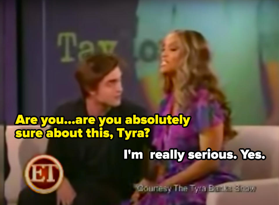 Tyra saying, "I'm really serious. Yes."