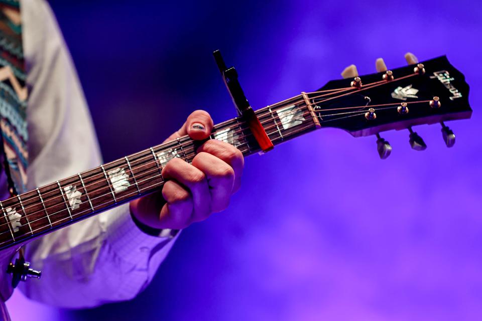 Evan Felker of Turnpike Troubadours performs at the Paycom Center in Oklahoma City, on Friday, Jan. 19, 2024.