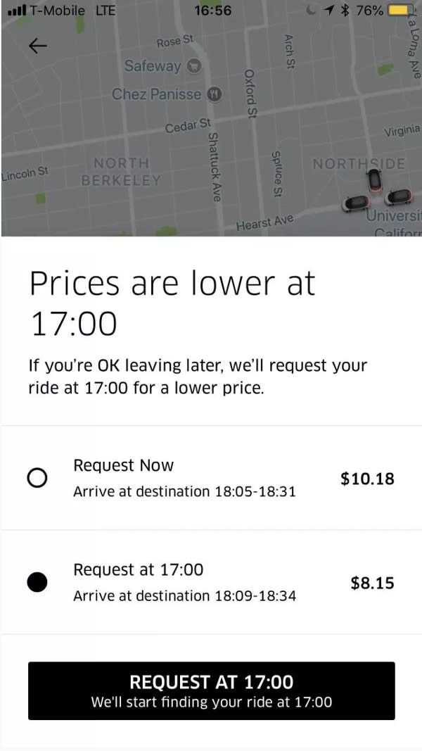 There are times when you need to get an Uber right away, even if it's at a