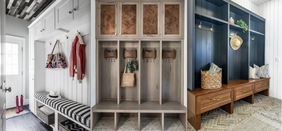 Use these mudroom ideas to create a space that's super practical but beautiful, too