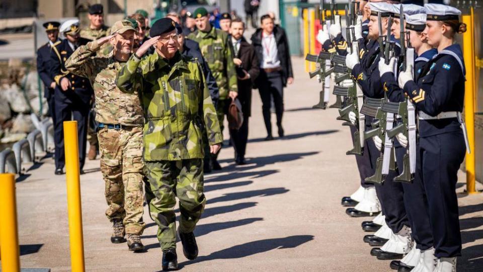 Una mujer en el ejército sueco