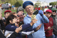 <p>Bill Murray snaps a photo with fans during the JP McManus Pro-Am charity golf tournament at Adare Manor, Ireland, on July 2.</p>