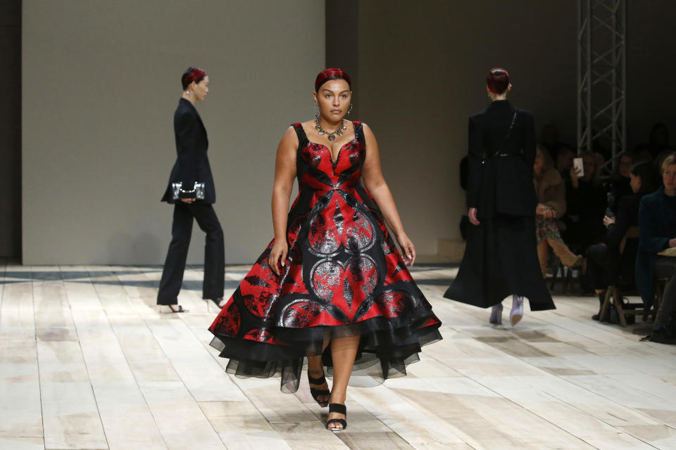 PARIS, FRANCE – March 2: Atmosphere during the Alexander McQueen as part of the Paris Fashion Week Womenswear Fall/Winter 2020/2021 on March 2, 2020 in Paris, France. (Photo by Estrop/Getty Images)