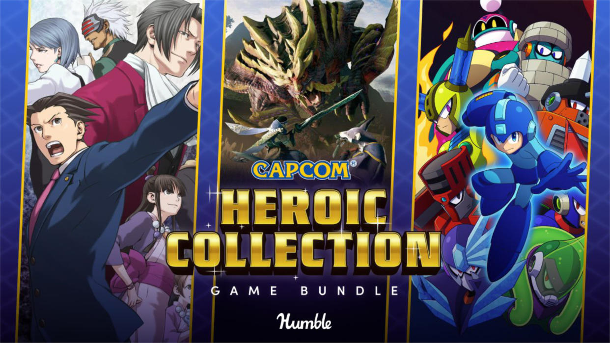  Capcom Heroic Collection banner at Humble Bundle 