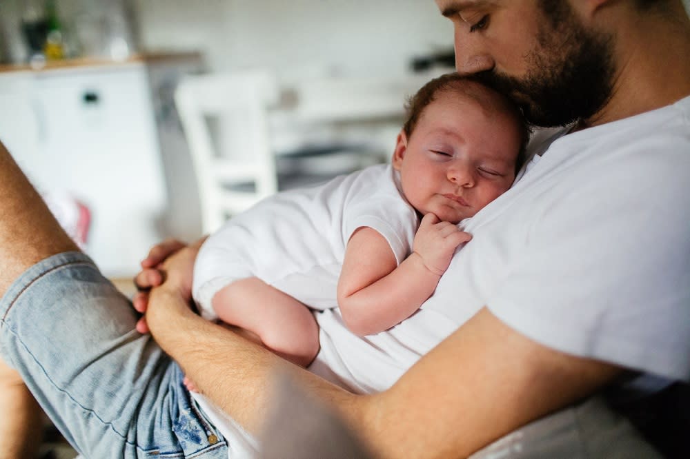 The Human Resources Ministry has proposed introducing three days’ paternity leave for fathers working in the private sector, to be funded by employers. — AFP pic