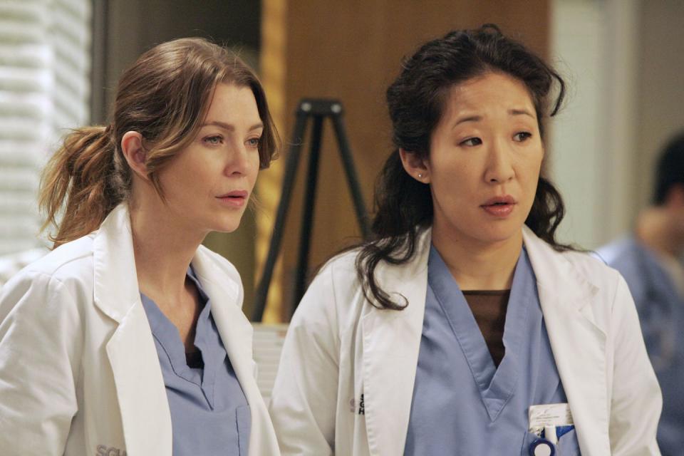 ellen pompeo sandra oh greys anatomy season 3