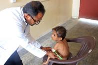 Yemeni boy fights malnutrition as hunger stalks nation's children