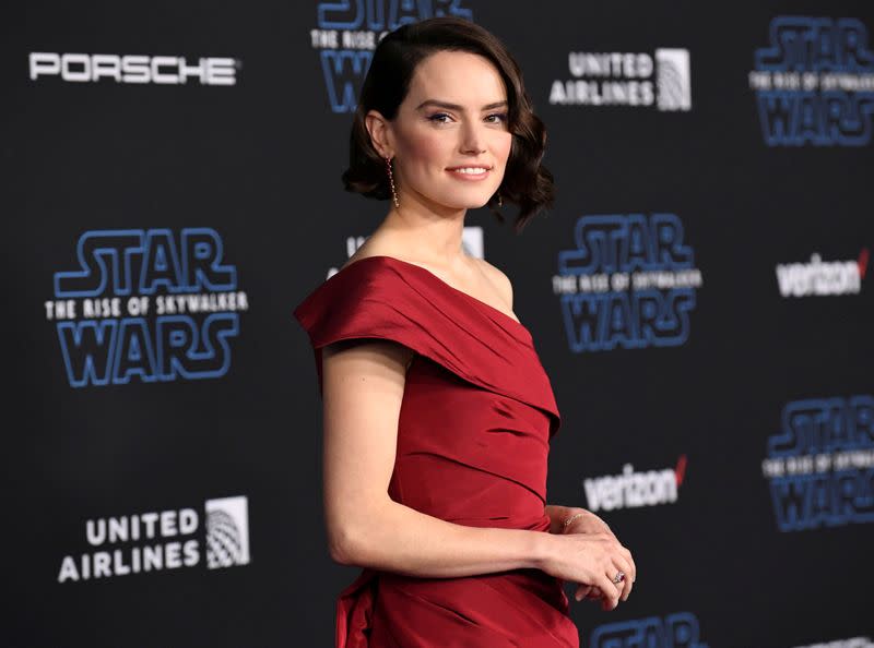 FILE PHOTO: Daisy Ridley attends the premiere of "Star Wars: The Rise of Skywalker" in Los Angeles