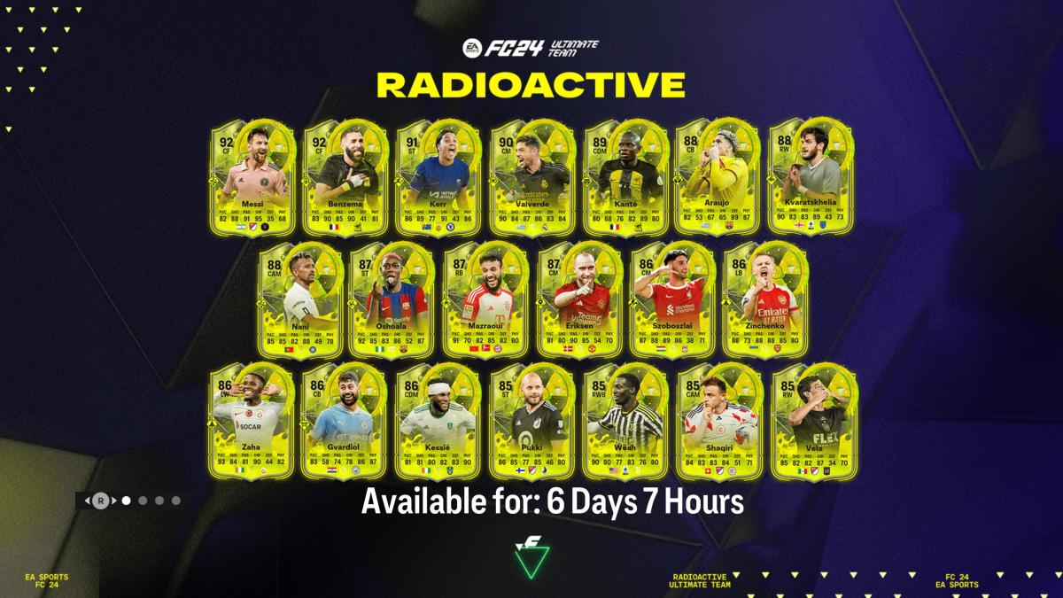 EA FC 24 Radioactive Team 1 Mini Release and Leaks