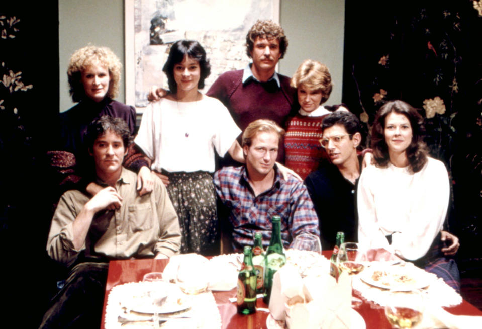 The cast of 'The Big Chill' in 1983