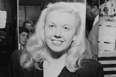 Actress Doris Day is pictured at the aquarium in New York City, U.S. in this July 1946 image. Courtesy William P. Gottlieb/Ira and Leonore S. Gershwin Fund Collection, Music Division, Library of Congress/Handout via REUTERS