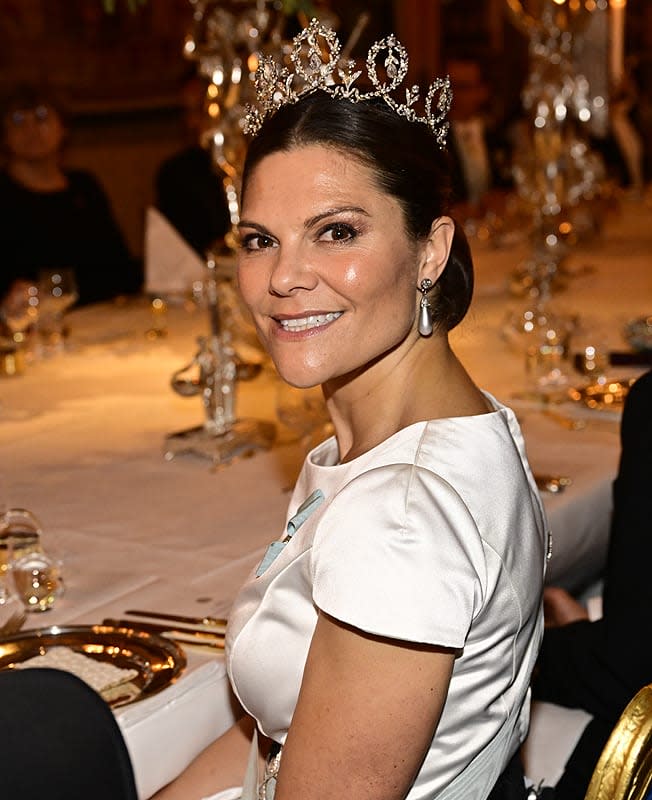 La Familia Real sueca en la cena con los premios Nobel