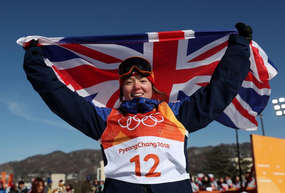 Izzy Atkin is competing in her first Winter Olympic Games - PA