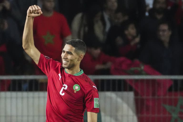 Achraf Hakimi es la principal estrella de la selección de Marruecos para el Mundial Qatar 2022