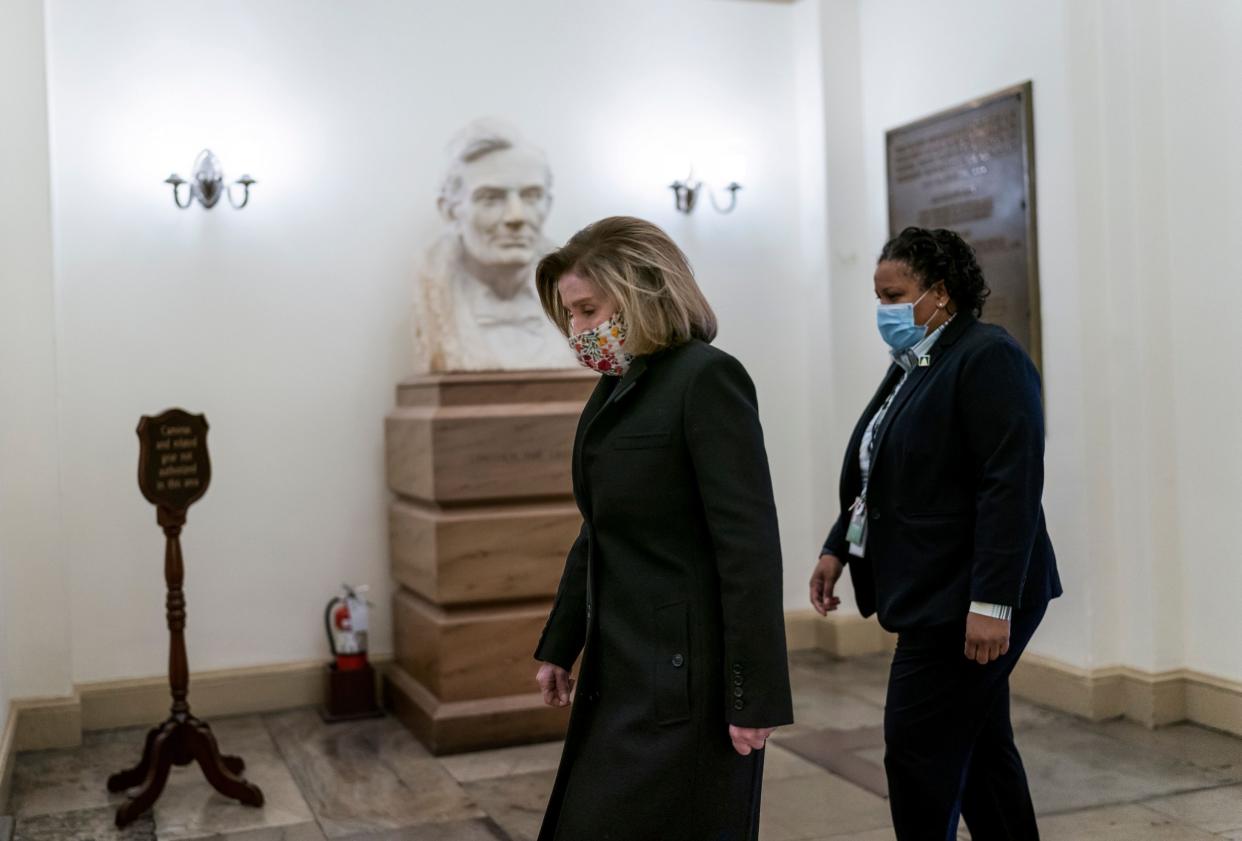 Mandatory Credit: Photo by J Scott Applewhite/AP/Shutterstock (11751386b)Speaker of the House Nancy Pelosi, D-Calif.