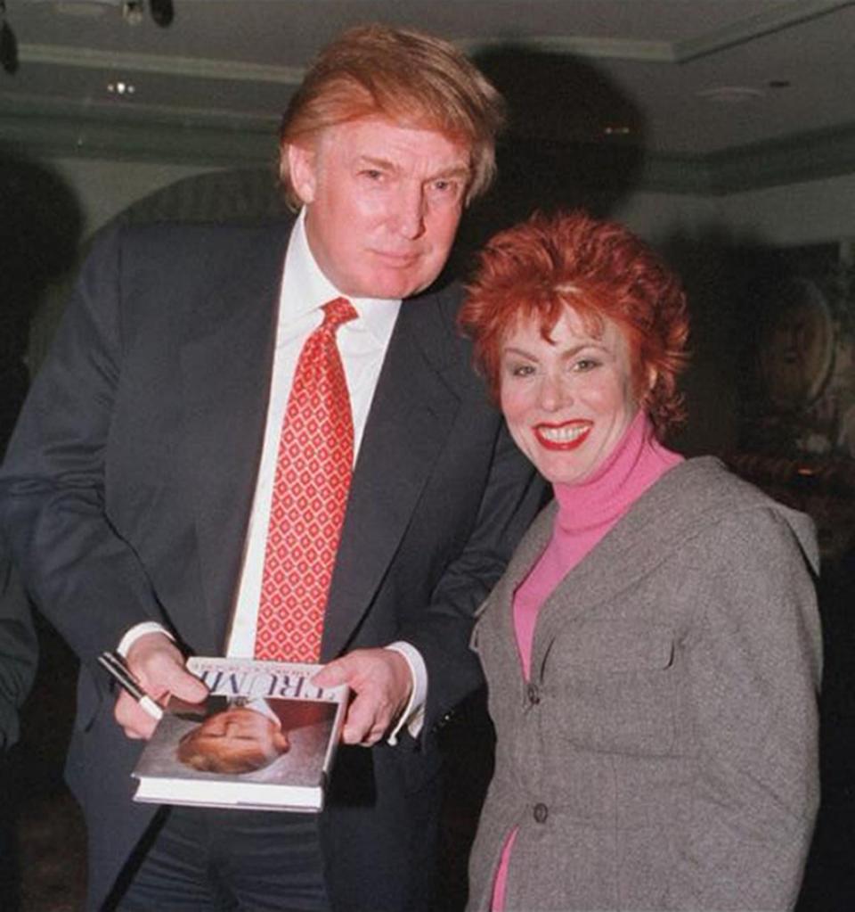 Donald Trump and Ruby Wax (BBC/Jonathan Furniss/PA)