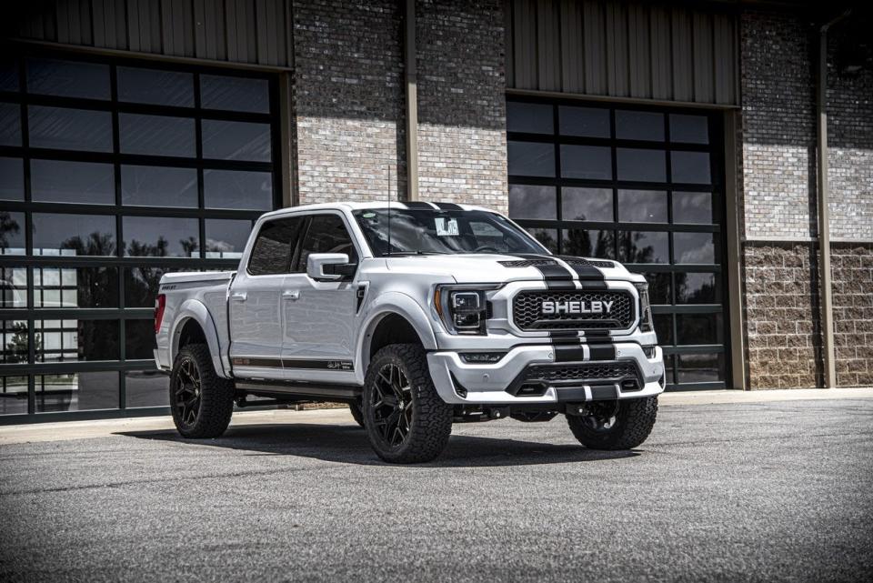 A powerful Carroll Shelby Centennial Edition 2023 Ford F-150, created for off-road enthusiasts by Shelby American in honor of designer (and race car driver) Carroll Shelby, was revealed Friday, June 2, 2023 during the Carlisle Ford Nationals in Pennsylvania. Only 100 will be built.