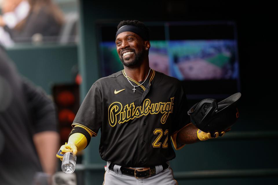 Andrew McCutchen re-joined the Pirates as a free agent this winter.