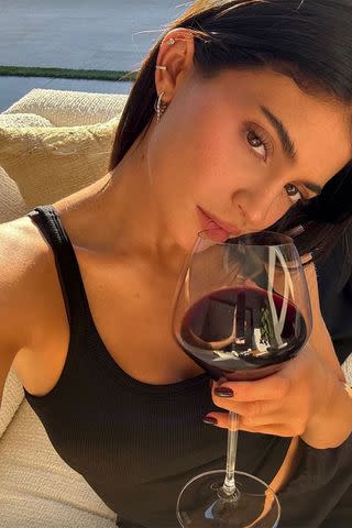 <p>Kylie Jenner/instagram</p> Kylie Jenner wine colored nails