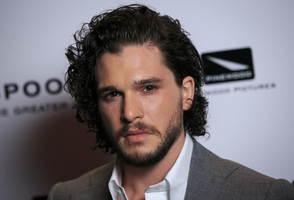 Kit Harington attends a screening of "Spooks: The Greater Good" at Empire Leicester Square on April 30, 2015