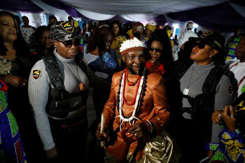 The Wider Image: Nigeria's female bouncers show their strength fighting stereotypes