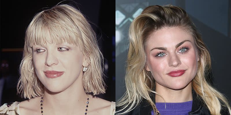 Courtney Love and Frances Bean Cobain at 17