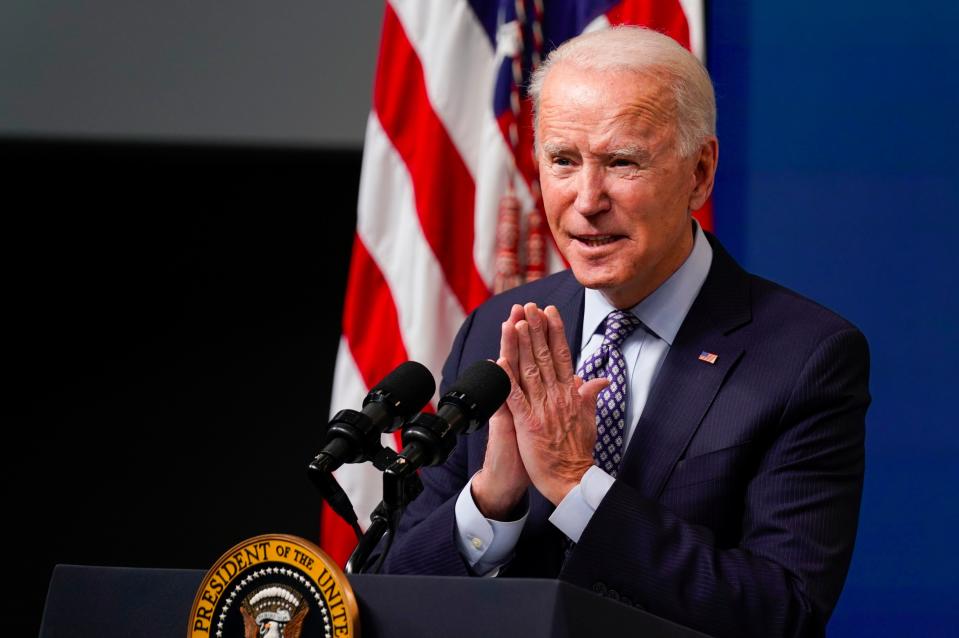 <p>Joe Biden’s stimulus package plans could lead to inflation</p> (AP)