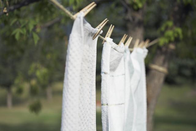 Is it ok to wash your tea towels with your other clothes?