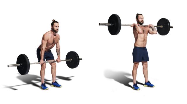 Hit This 15-Minute Barbell 'Bear Complex' Workout for Full-body Strength