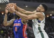 NBA: Detroit Pistons at Milwaukee Bucks