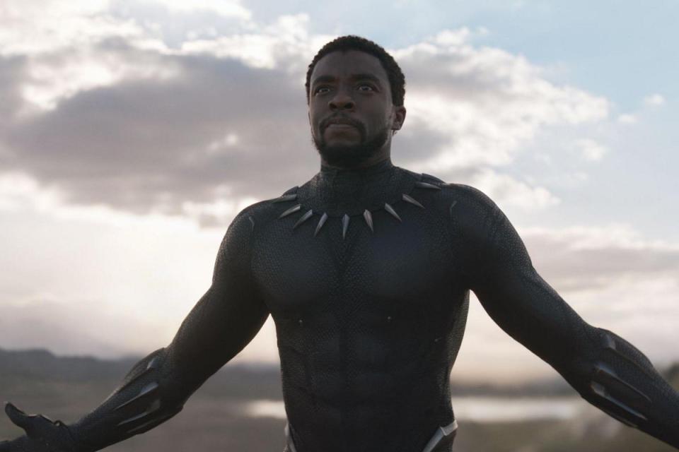 Chadwick Boseman as King T’Challa in 2018 film ‘Black Panther’ (Marvel Studios)