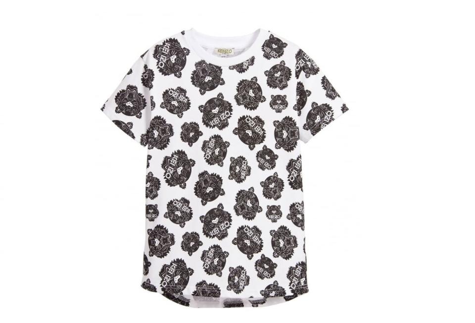 Kenzo Kids All Over Tiger Print T-shirt