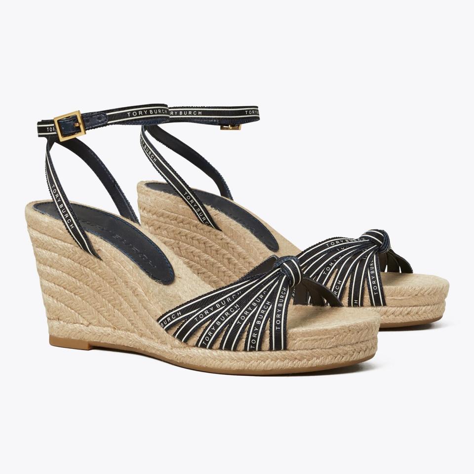 Tory Ribbon Wedge Espadrille